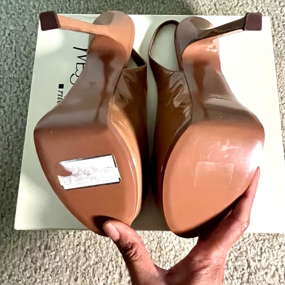 YSL SAINT LAURENT Rive Gauche Tribtoo105 Slingback Soft Nude/EU 40 US 10 BNIB - Picture 11 of 16